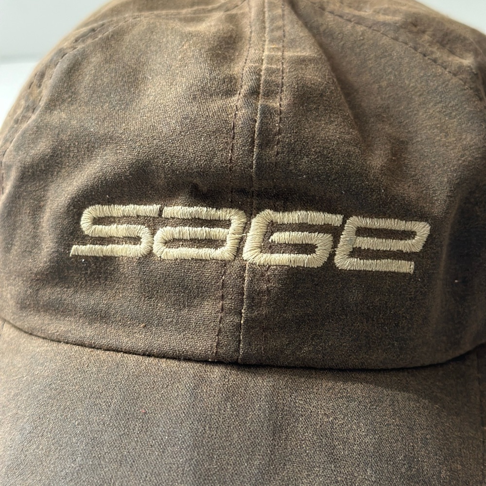 Vintage SAGE waxed hat Men’s Adjustable Made In USA